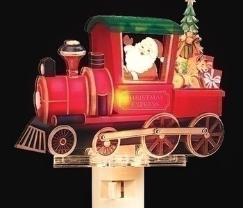 Santa's Train Nightlight 5"