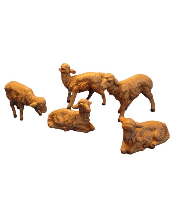 Brown Sheep 5 Piece Set Fontanini 5'' Nativity