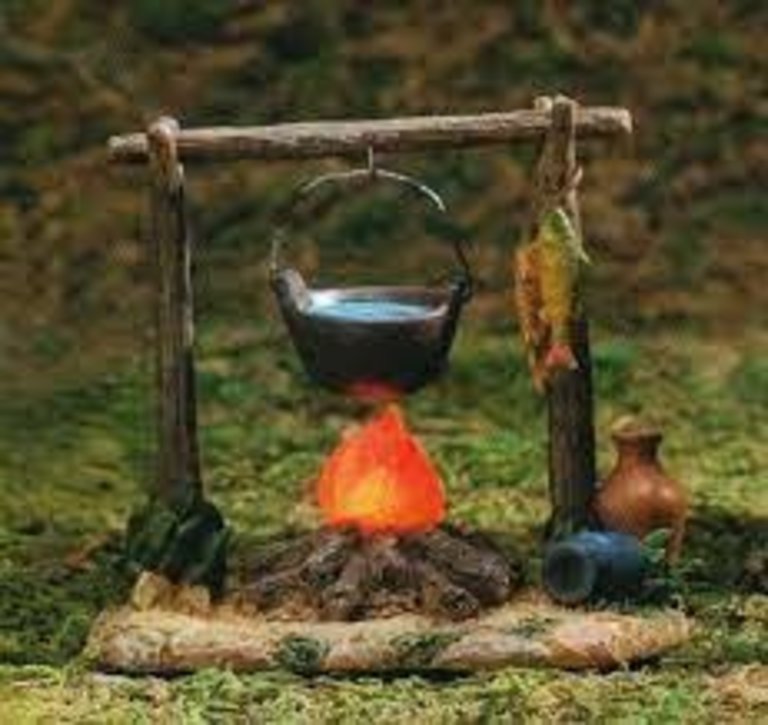 Campfire - 5" Fontanini Nativity Accessory