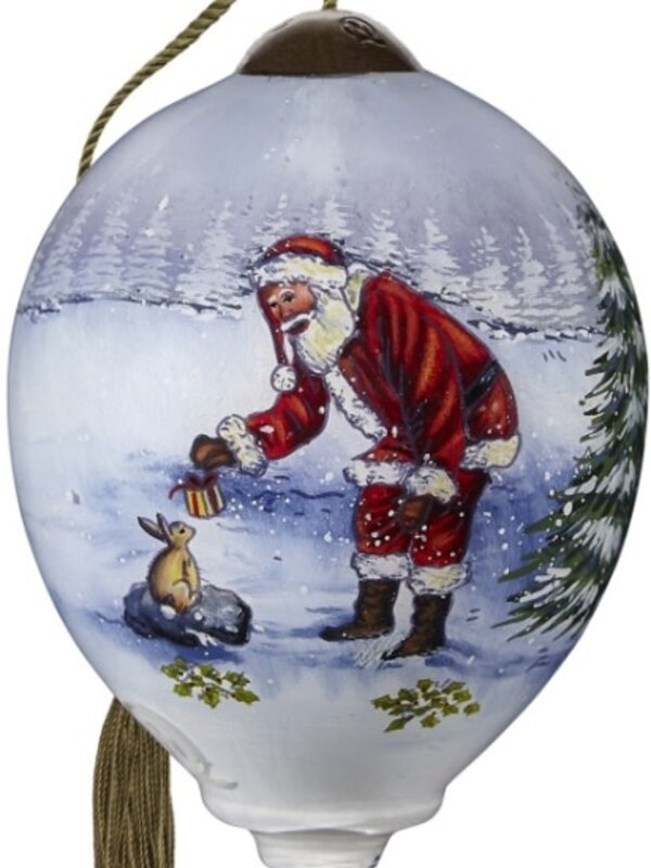 NeQwa Santa giving gift to bunny