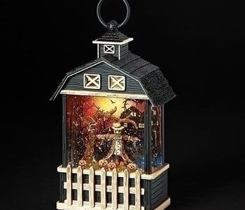 Lanterne Tourbillon Grange Hantée et Épouvantail DEL USB