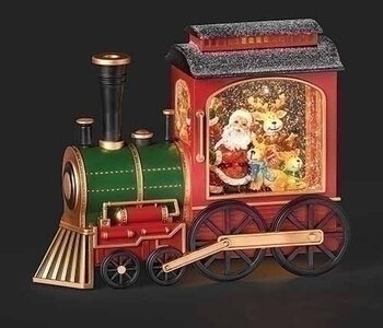 Train Tourbillon Père Noël et Renne 7.75"