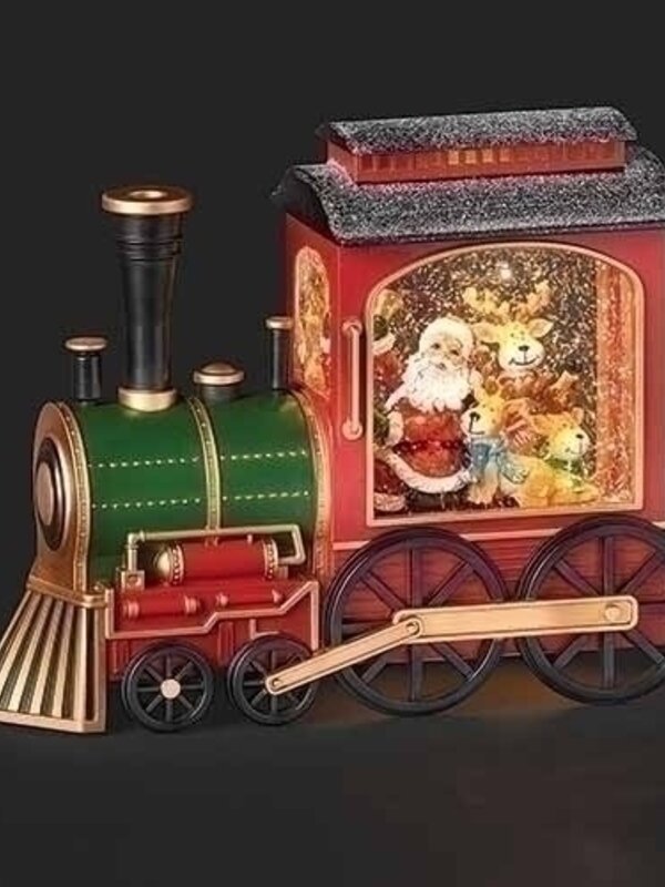 Train Tourbillon Père Noël et Renne 7.75"
