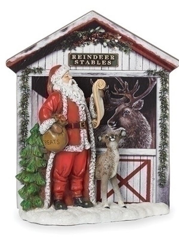 Père Noël à l'écurie des rennes 11"