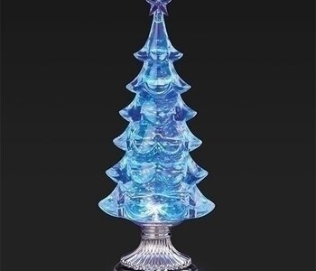 Sapin Tourbillon Bleu Glacé 13.5" Del USB