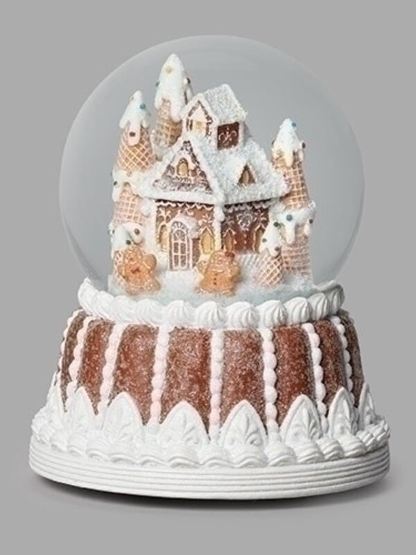 Boule à Neige Maison Pain d'épices Musicale