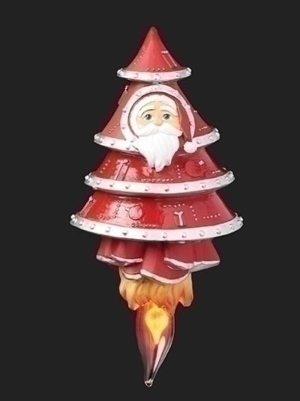 Veilleuse Père Noël Fusée