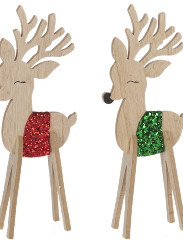 Cerf emballé avec des guirlandes Ass.2