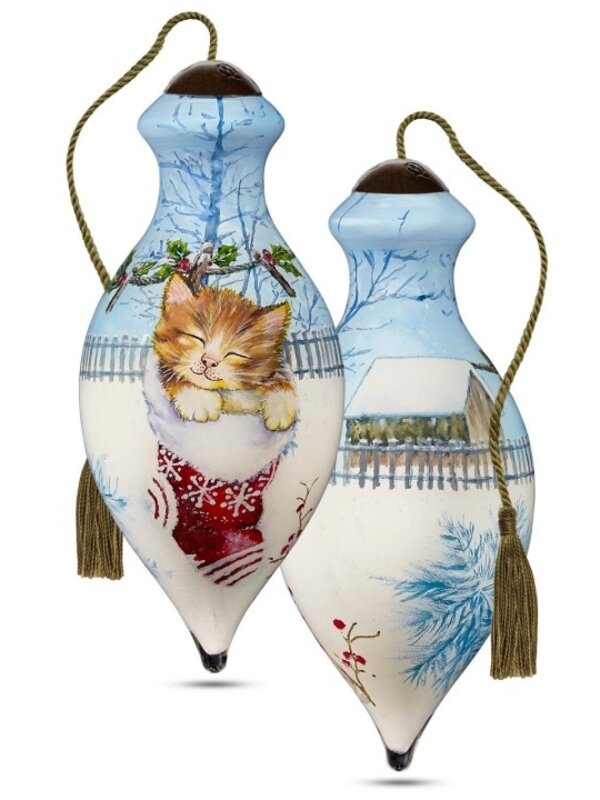 NeQwa Kitten hanging outside in stockings