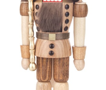 Nutcracker King in natural wood - made in Germany