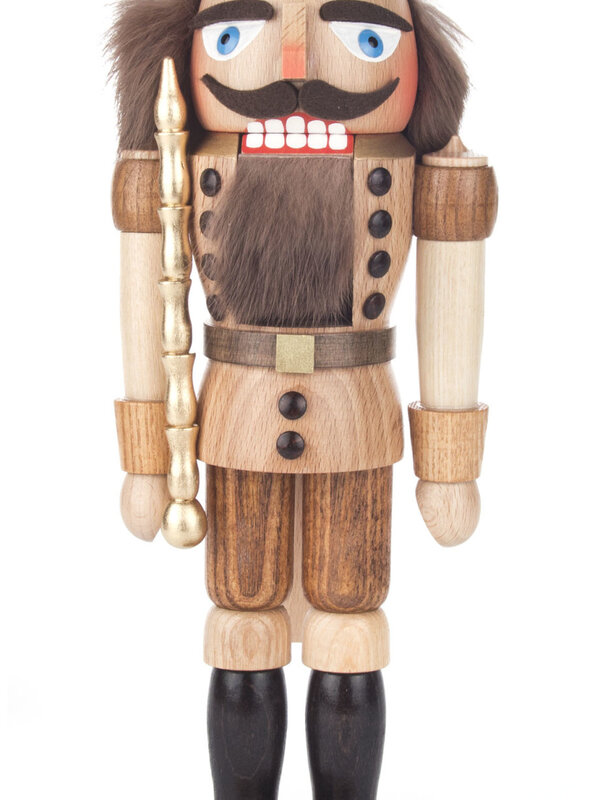 Nutcracker King in natural wood - made in Germany