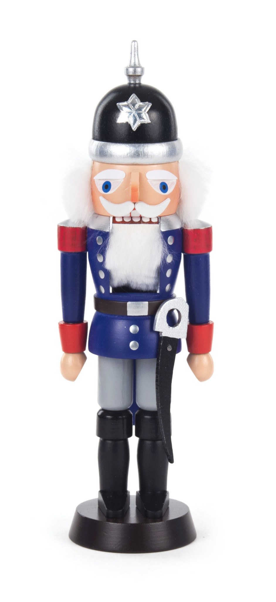 Wood nutcracker Soldier hand made in Germany. Noel Eternel