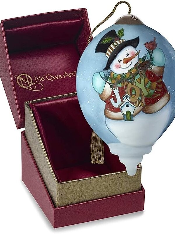 Christmas Joy Ornament by Ne'Qwa