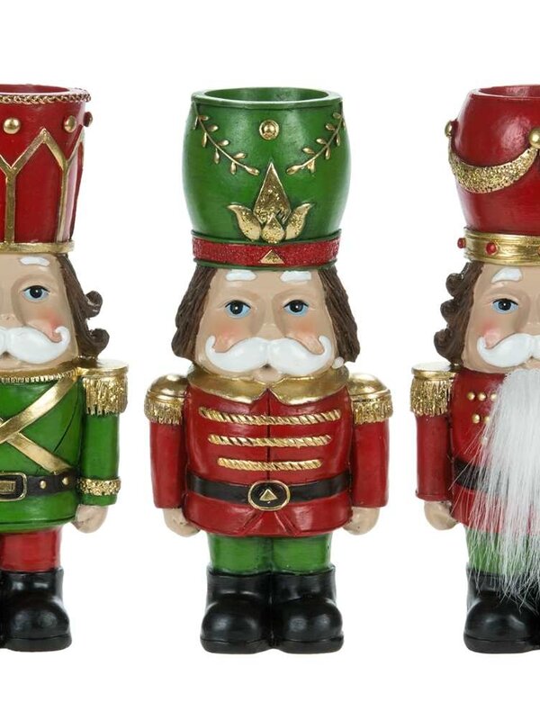 Christmas Traditions 3/A 7" TOY SOLDIER TEALIGHT HO