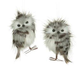 Hibou noir/blanc 4.5" Ass.2