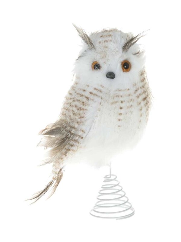 Christmas Traditions 12" OWL TREE TOPPER