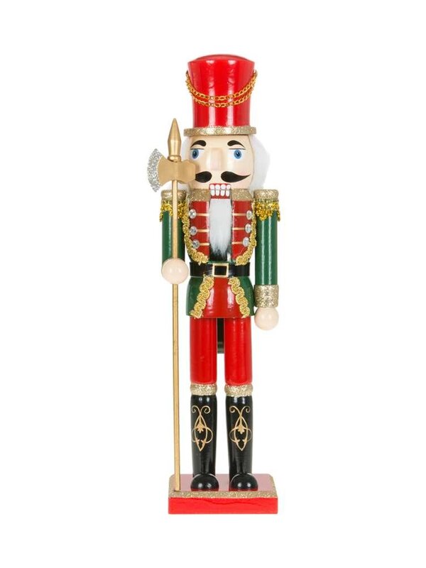 Christmas Traditions Casse-noisette Rouge/vert 15"