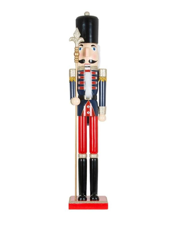 Christmas Traditions Casse-noisette Bleu 36"