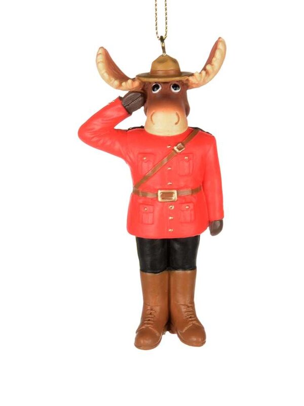 Christmas Traditions 3" RCMP MOOSE ORN