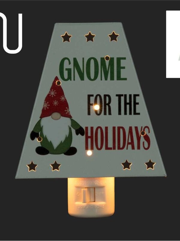 Christmas Traditions Veilleuse Gnome for the Night 4"