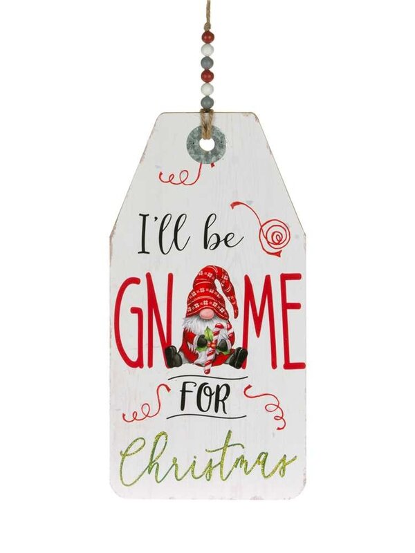 Christmas Traditions Étiquette Gnome 7.5 x 15.5"