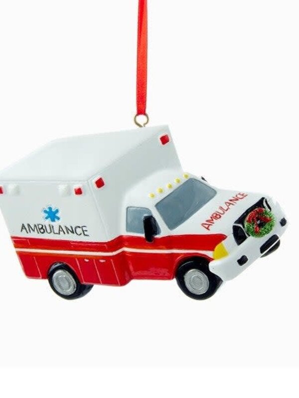 4"RESIN AMBULANCE ORN