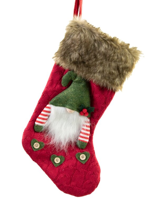 Starlight Collection Bas de Noël Gnome Rouge