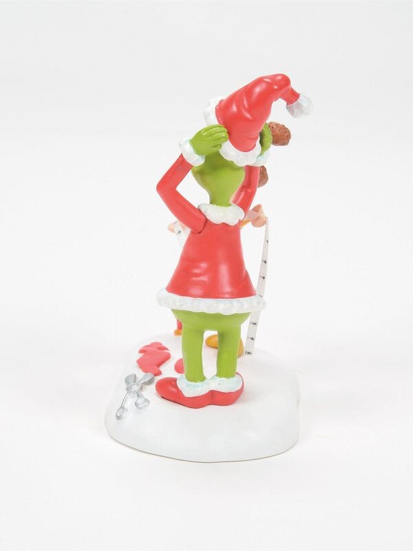 Being Fitted for a Santy Suit - Grinch Village