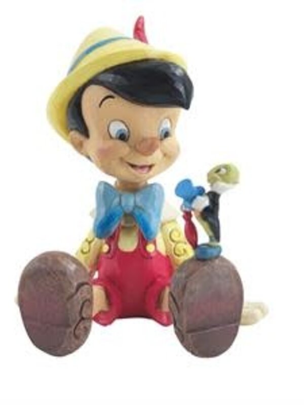 Pinocchio and Jiminy Cricket Sitting - Disney Traditions