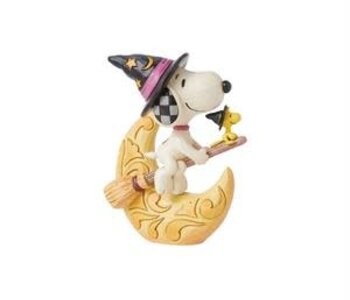 Snoopy Witch with the moon - Jim Shore