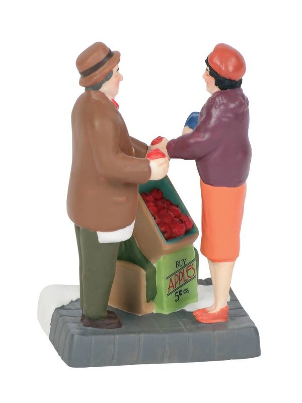 City Apple Vendor - Christmas In The City Accessory 6000575