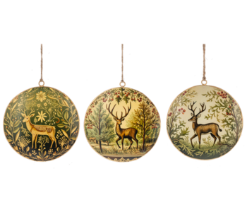 STAG DISK ORN METAL/3