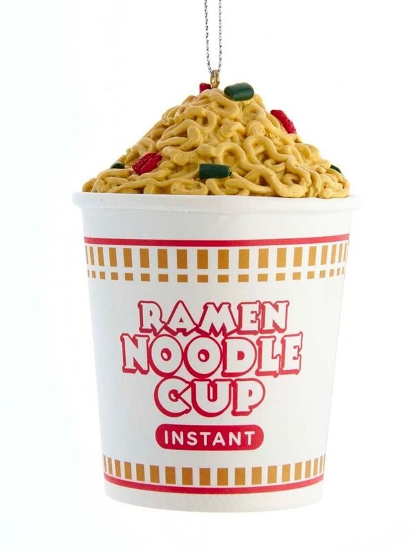 4"RAMEN NOODLE CUP ORN