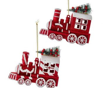 4.7"PEPPERMINT STRIPE LOCOMOTIVE 2A