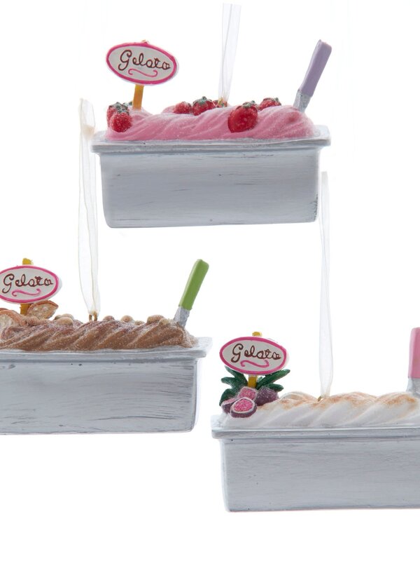 3.1"RESIN GELATO ICE CREAM ORN 3/A