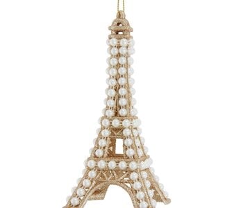 5.5"PLSTC IV/GO EIFFEL TOWER ORN