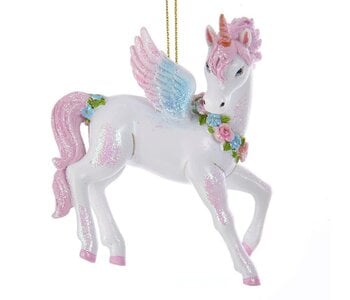 3.5"RESIN UNICORN ORN
