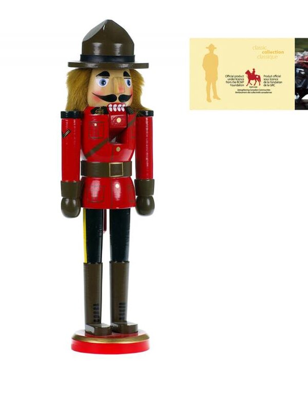 RCMP Mountie Nutcracker 14"