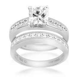 CZ Bridal Set Ring
