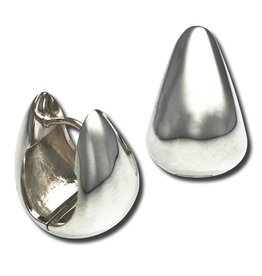 ZINA Teardrop Hinged Hoop Earrings 20mm