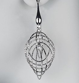 Multi Ring Dangle Earrings 38mm