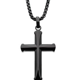 Black Apostle Cross Necklace