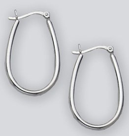 U-Shaped Hoop Earrings 33mm
