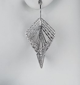 Multi Square Wire Earrings 39mm