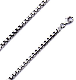 Gunmetal Box 400 Necklace