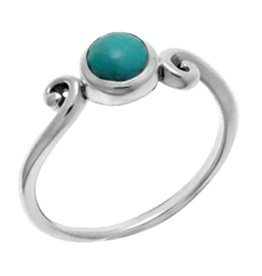 Round Turquoise Ring