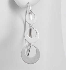 Circle Dangles Wire Threader Earrings