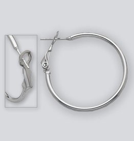 30mm Omega Clip Hoop Earrings