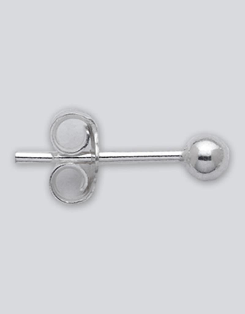 Sterling Silver 3mm Ball Stud Earrings