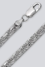Sterling Silver Diamond Cut Rope 150 Chain Necklace
